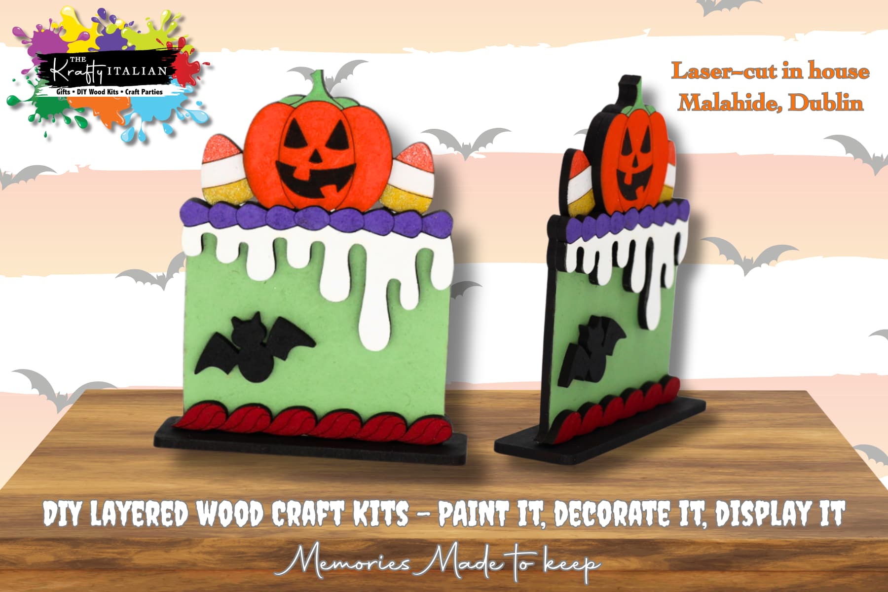 Pumpkin Cake Shelf Sitter DIY Kit