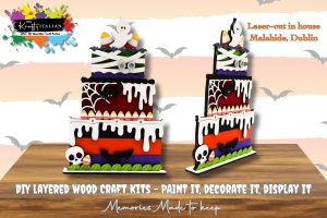 Halloween Cake Shelf Sitter DIY Kit